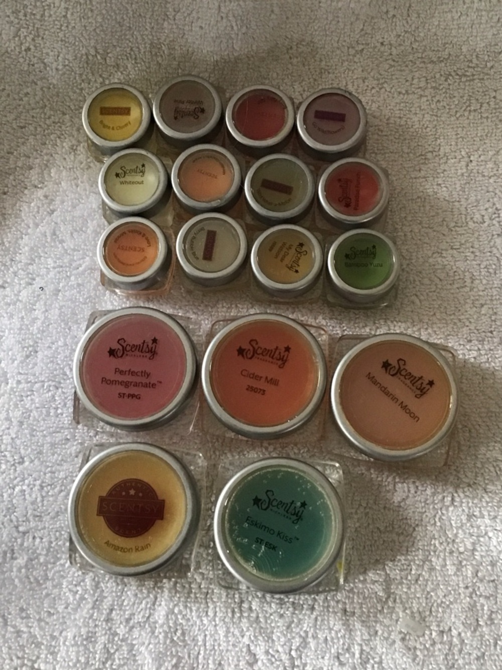 Bundle of Scentsy wax testers
